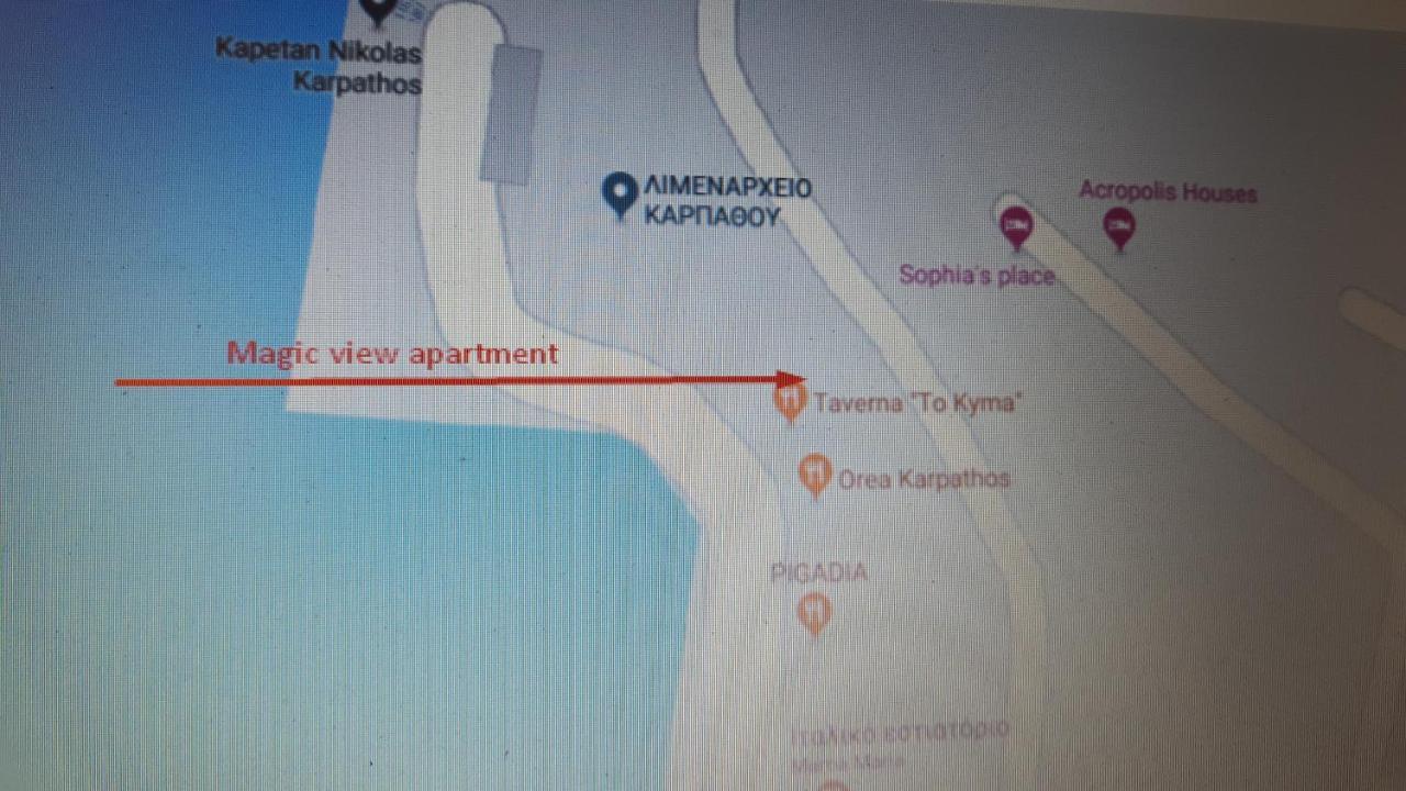 Magic View Apartment-Karpathos Port Pigadia Exterior foto